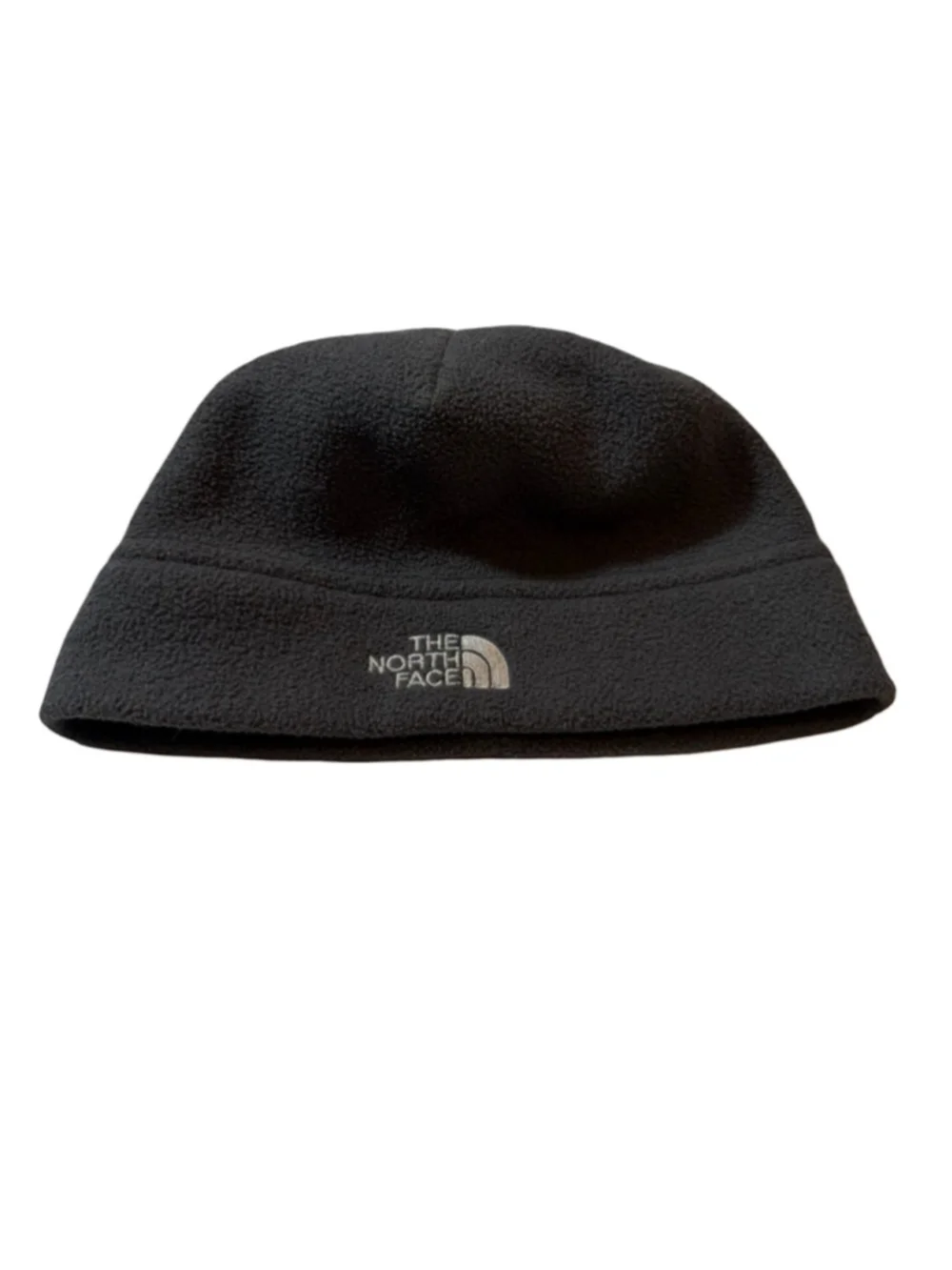 The North Face Grey Fleece Beanie Polartec Recycled USA Made Winter Hat